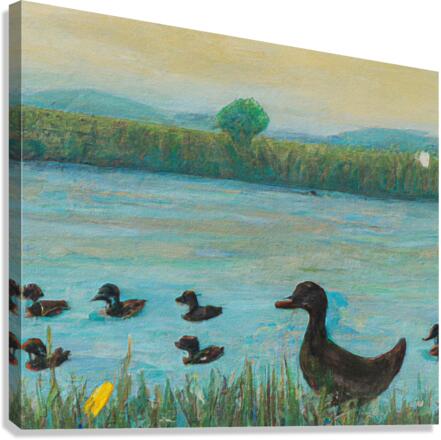 Make Way for Ducklings VI Canvas Print