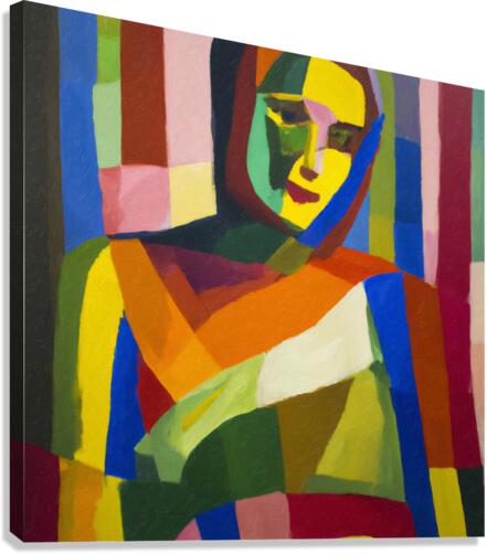 The Illustrated Lady Canvas Print