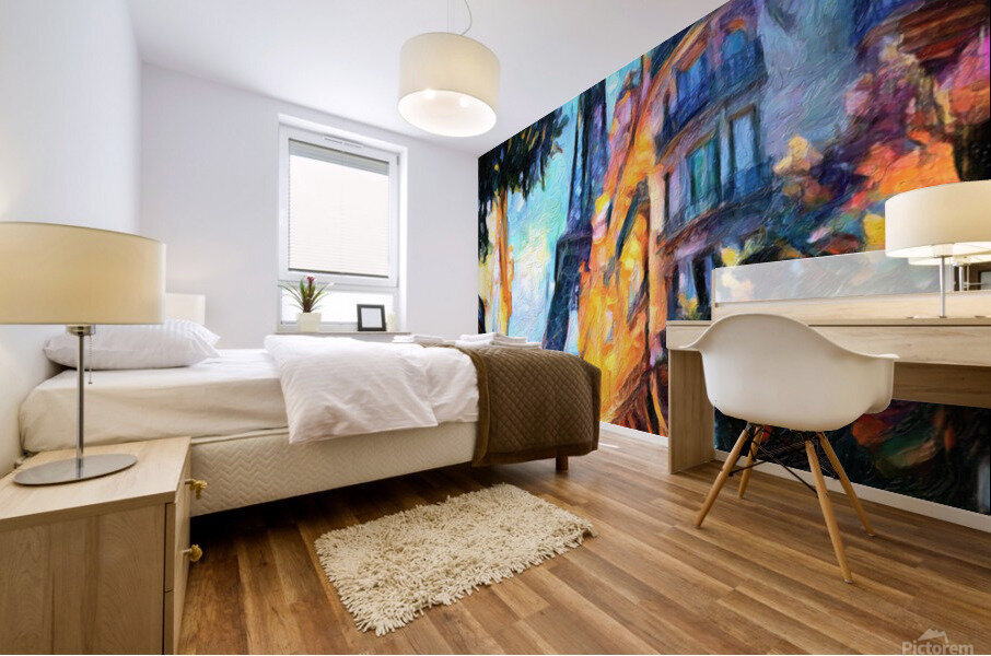 Cafe Castel Mural print