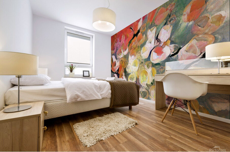 Bouquet Mural print