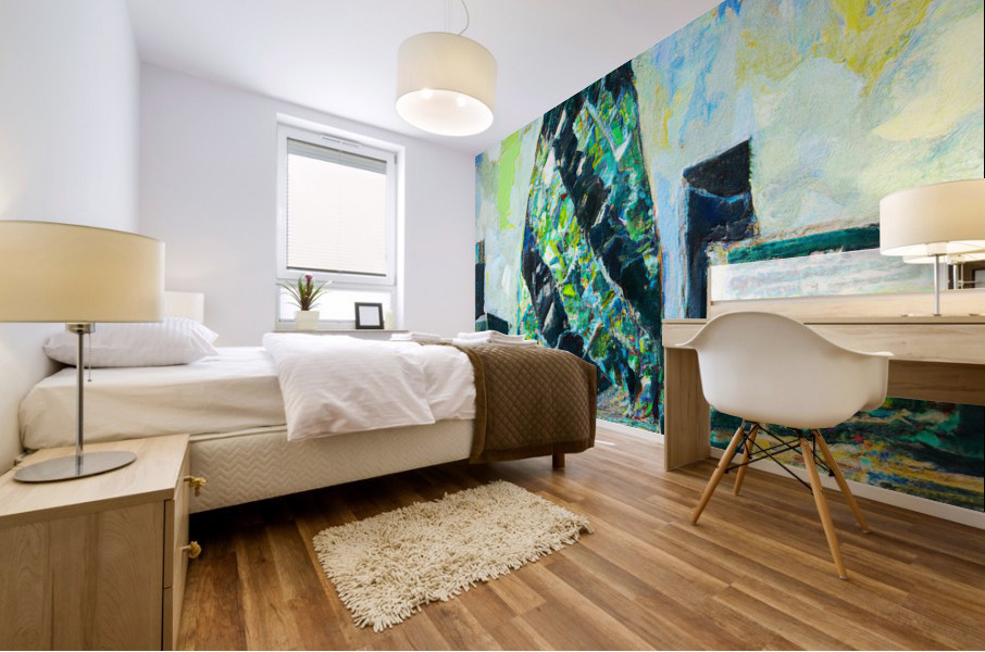 The Gherkin Mural print