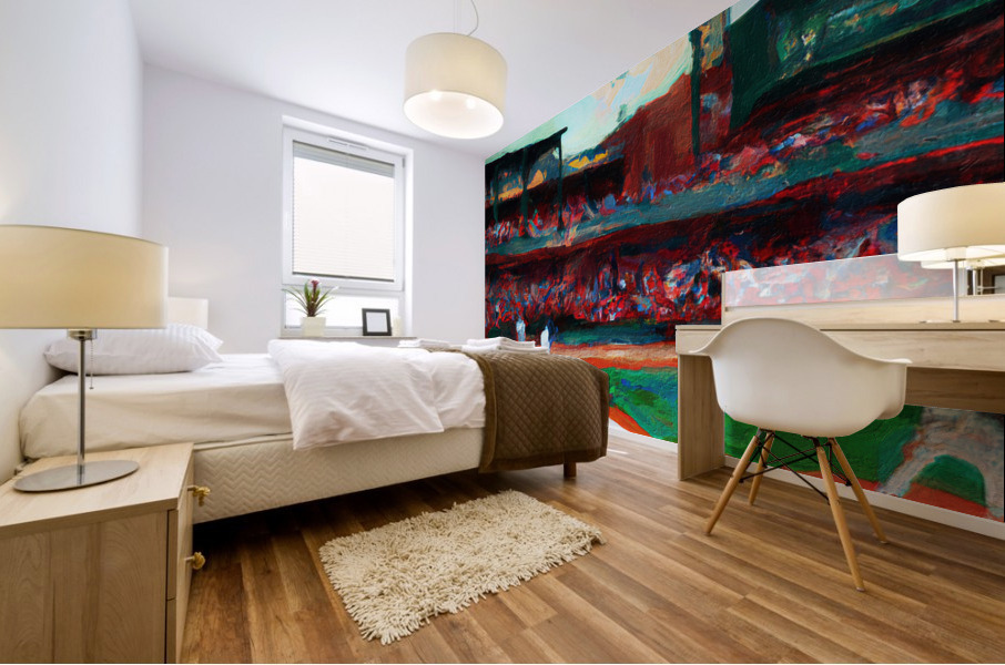 Safety Squeeze Mural print