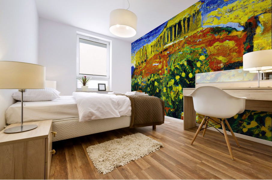 The Acropolis V Mural print