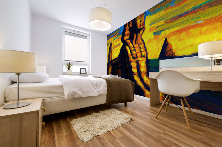 The Sphinx Mural print