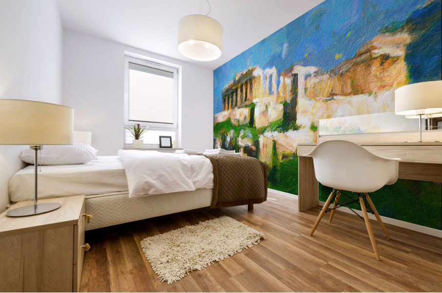 The Acropolis III Mural print