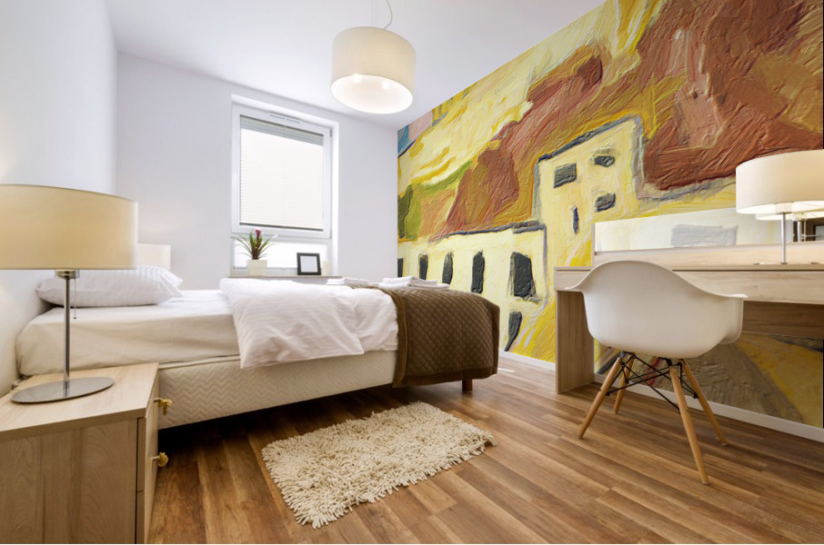 The Acropolis IV Mural print
