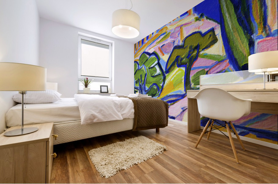 The Acropolis II Mural print