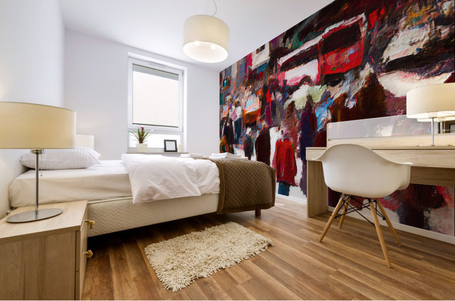 Times Square II Mural print