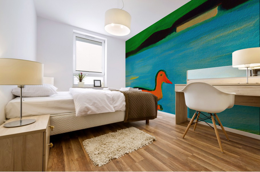 Make Way for Ducklings III Mural print
