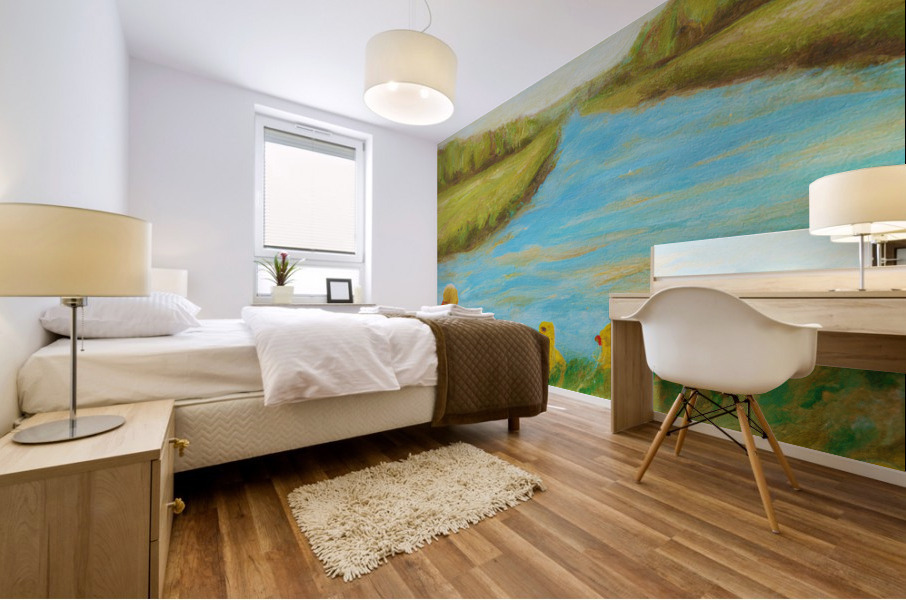 Make Way for Ducklings IV Mural print