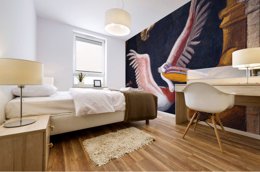 Baroquen Birds Mural print