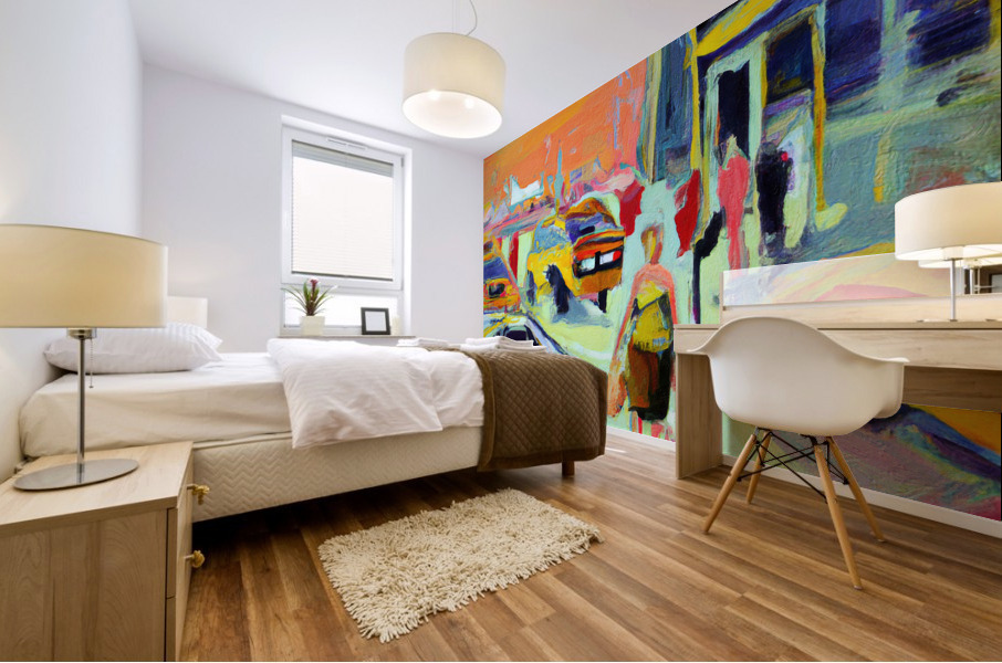 Departures Only Mural print