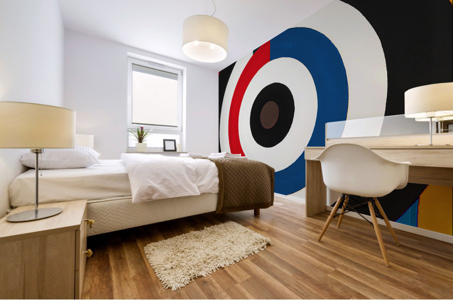 Circle Gets the Square Mural print