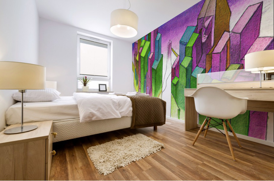 Precision City Mural print