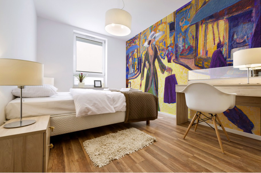 Window Shopping III Mural print