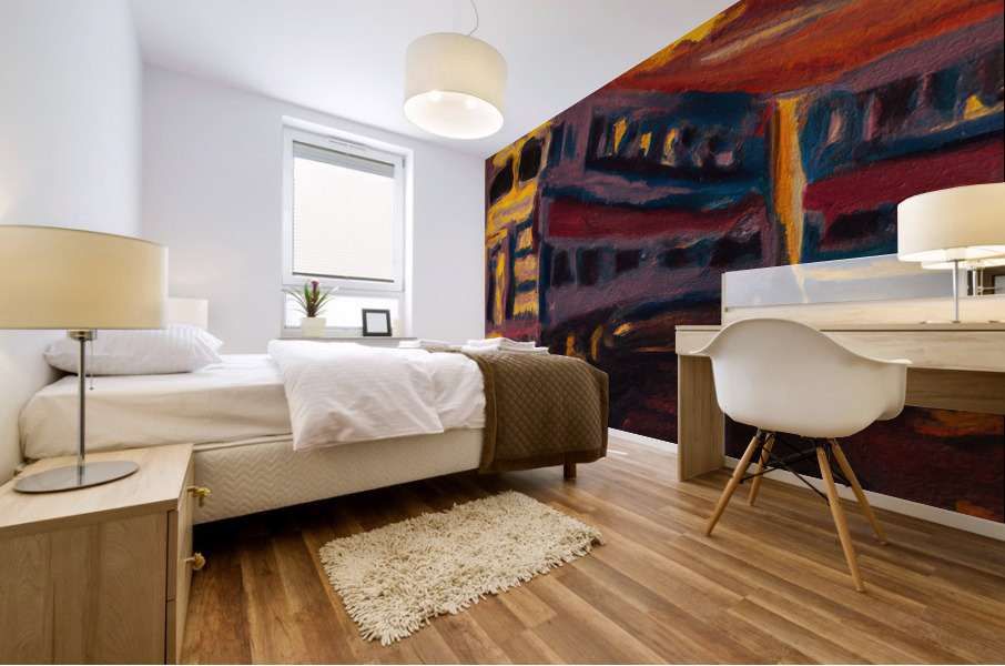 Trans Siberian Express Mural print