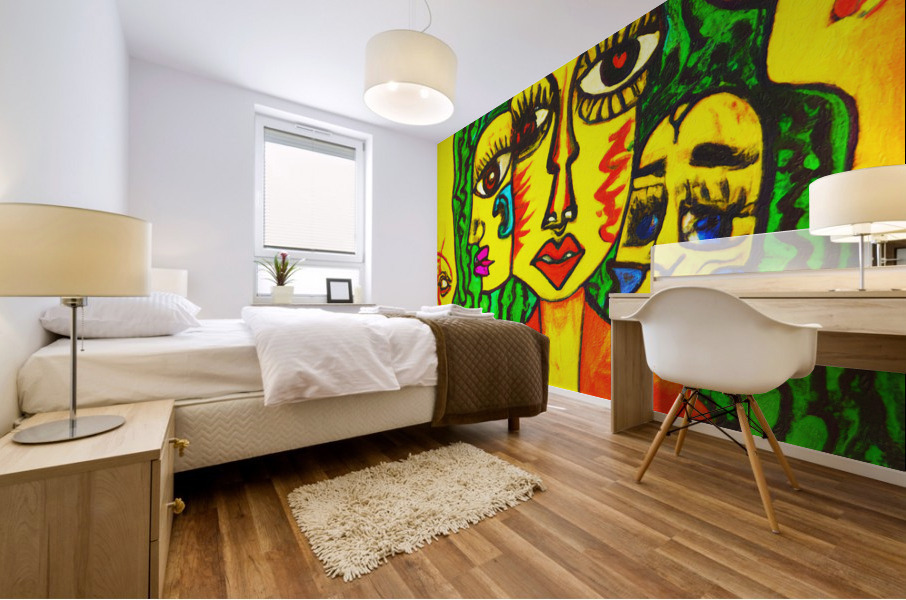Three Sisters Mural print
