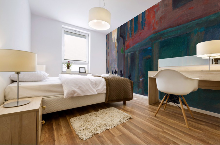 Boulevard Saint Germain Mural print