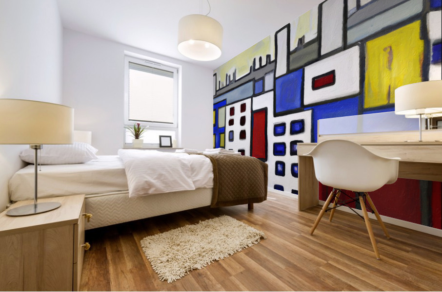 Chelsea Square Mural print