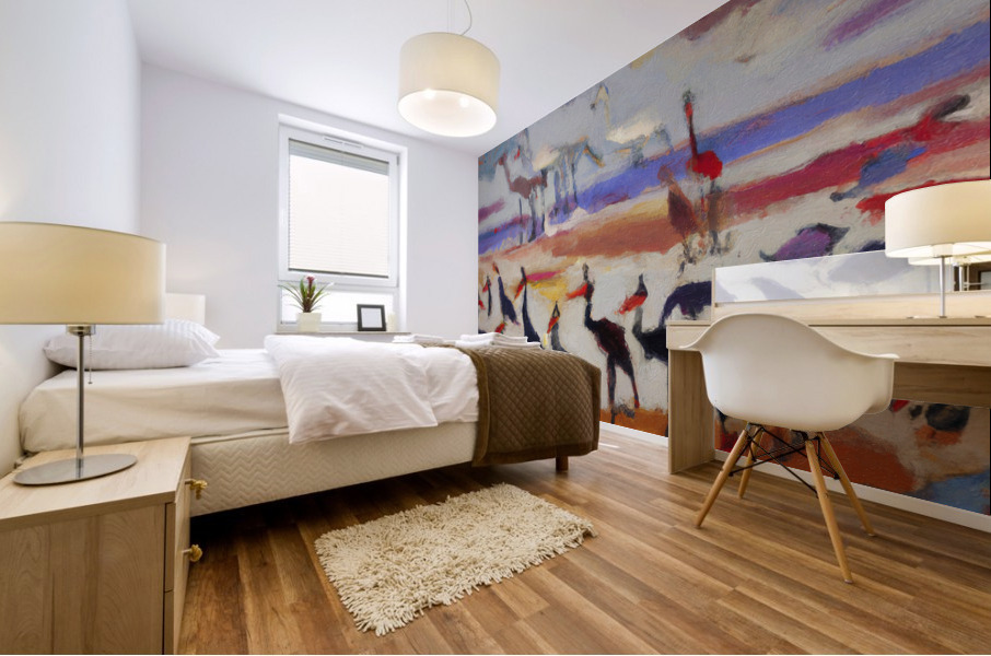 Crane Beach Mural print