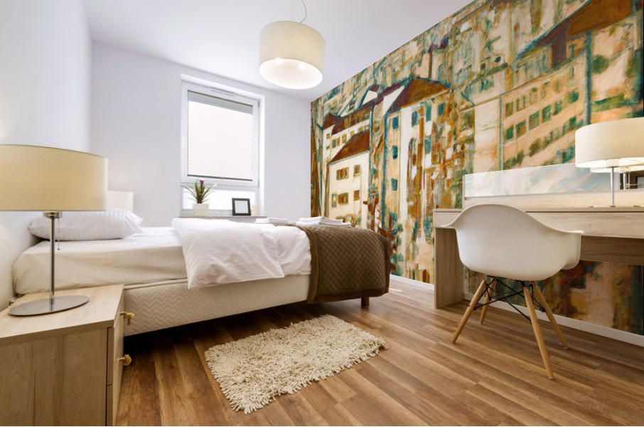 Oak Tree Square Mural print