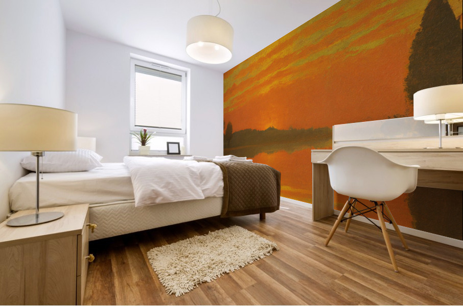 Sunset on Laak Eyck Mural print
