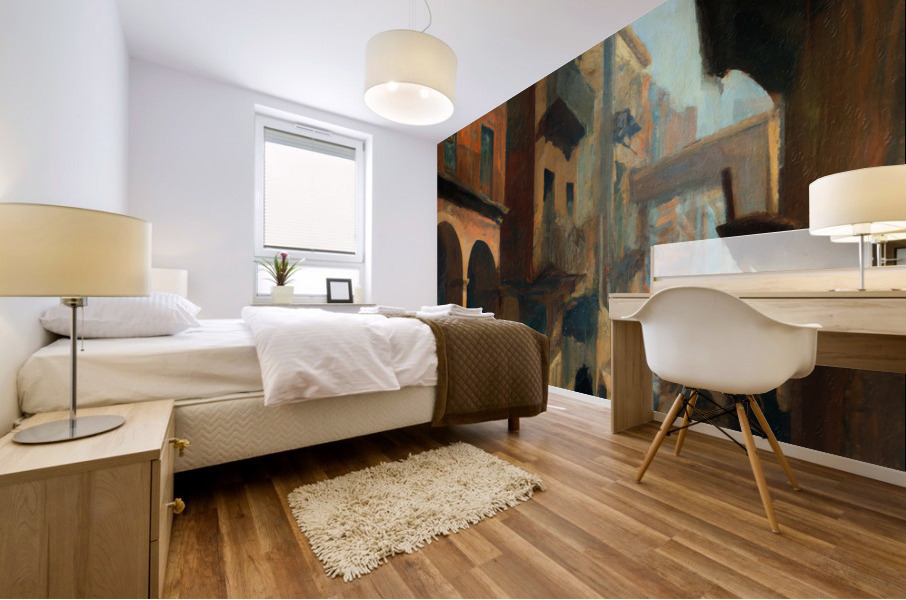 Paseo del Prado Mural print