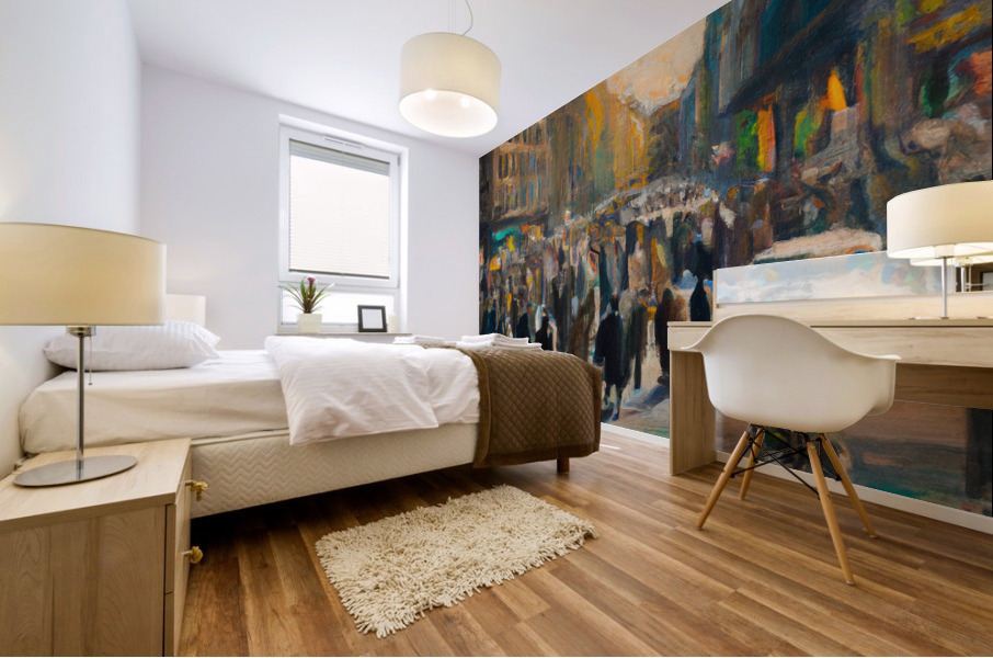 Place de Clichy Mural print