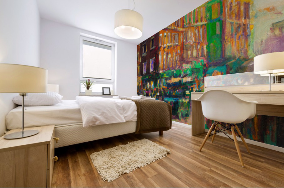 Place Dauphine Mural print