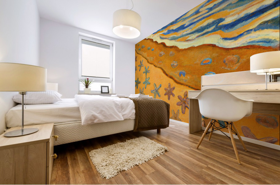 Starfish Beach Mural print