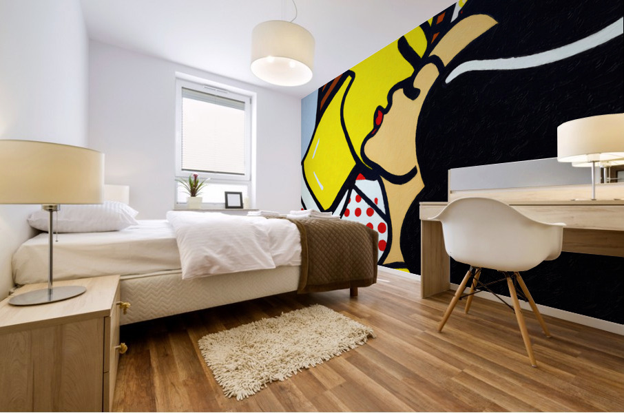 Ted and Darlene Mural print