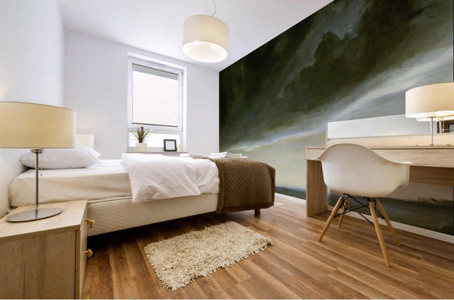 The Green Storm Mural print