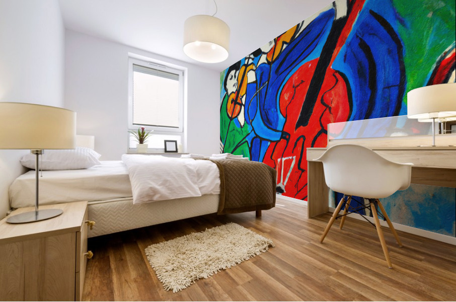 The String Quartet II Mural print