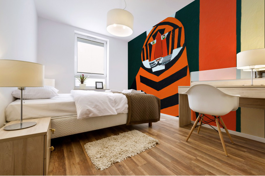 Tiger Tiger Mural print