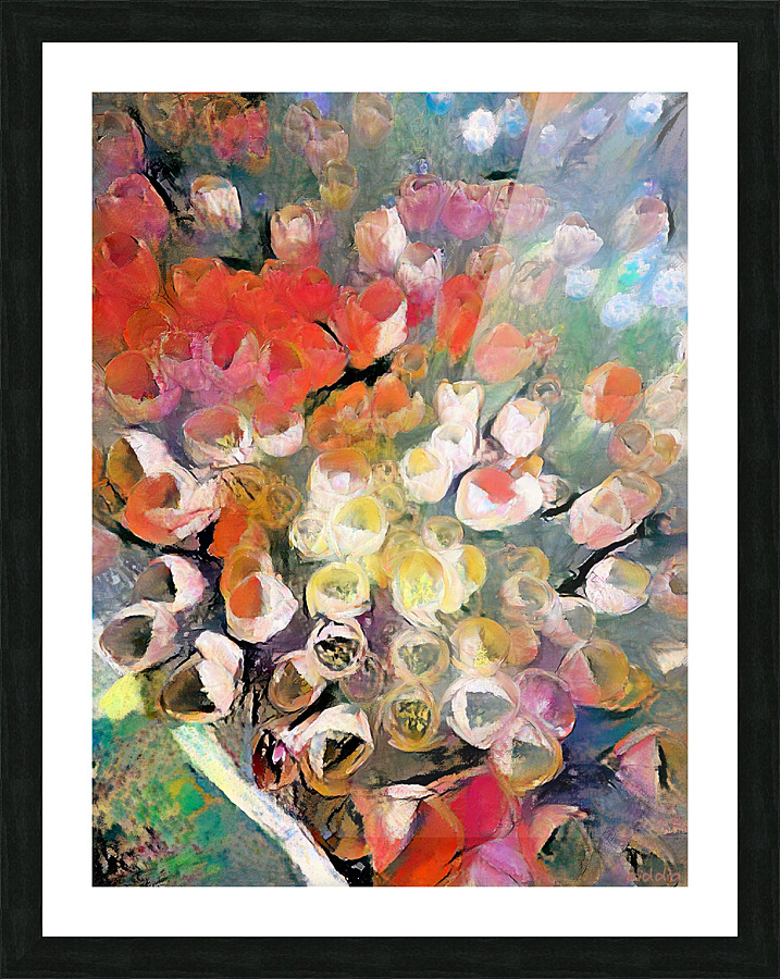 Bouquet Picture Frame print