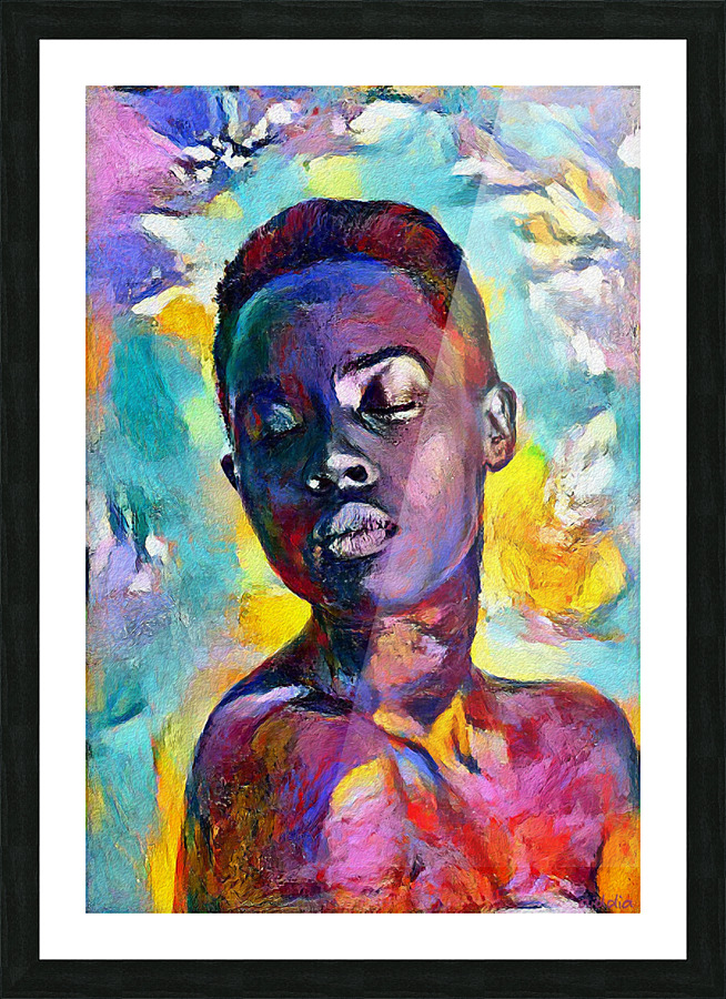 Thoughtcloud Picture Frame print