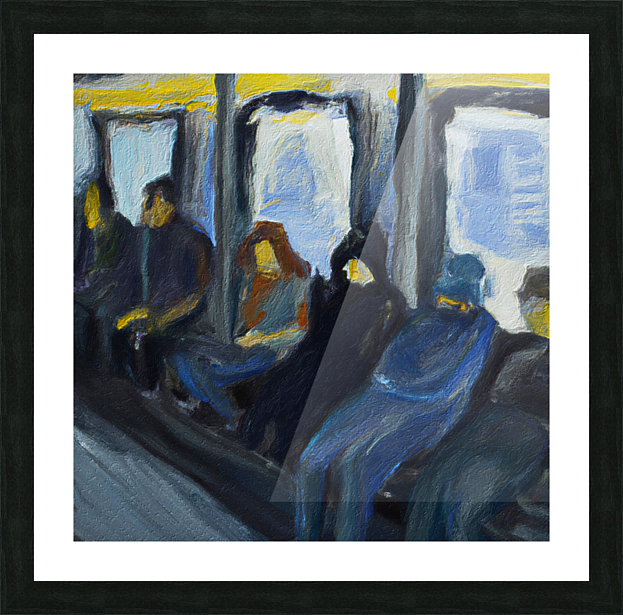 The Five Twenty to Pelham Picture Frame print