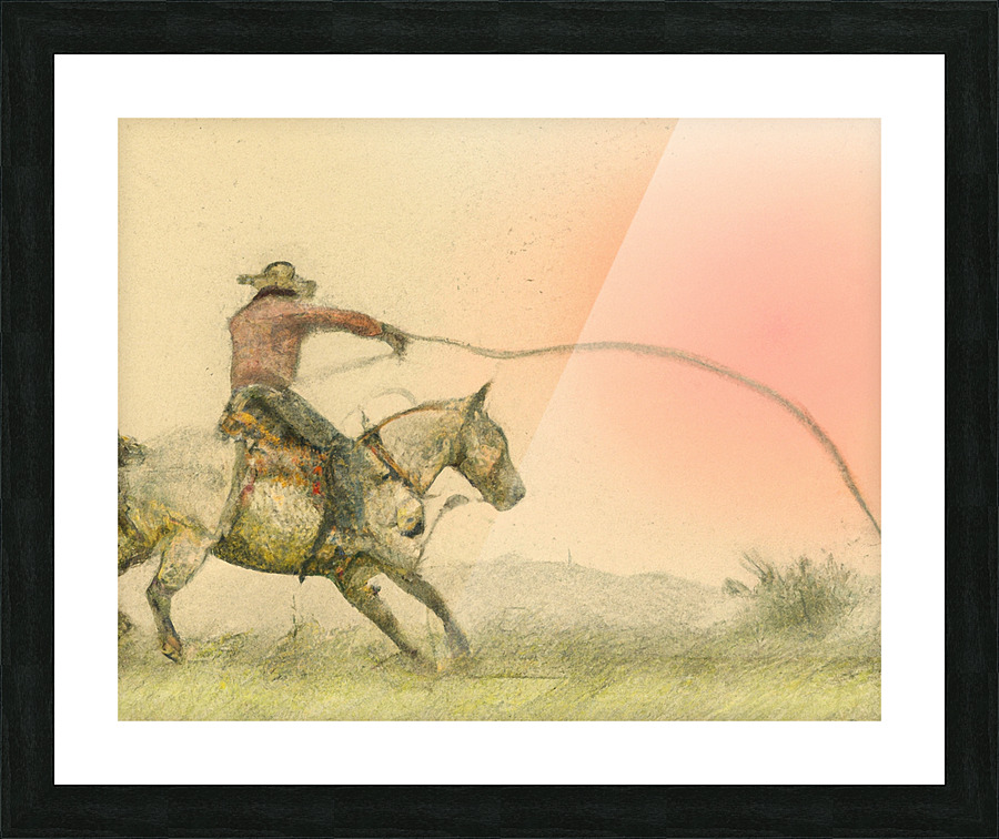 Gaucho Picture Frame print