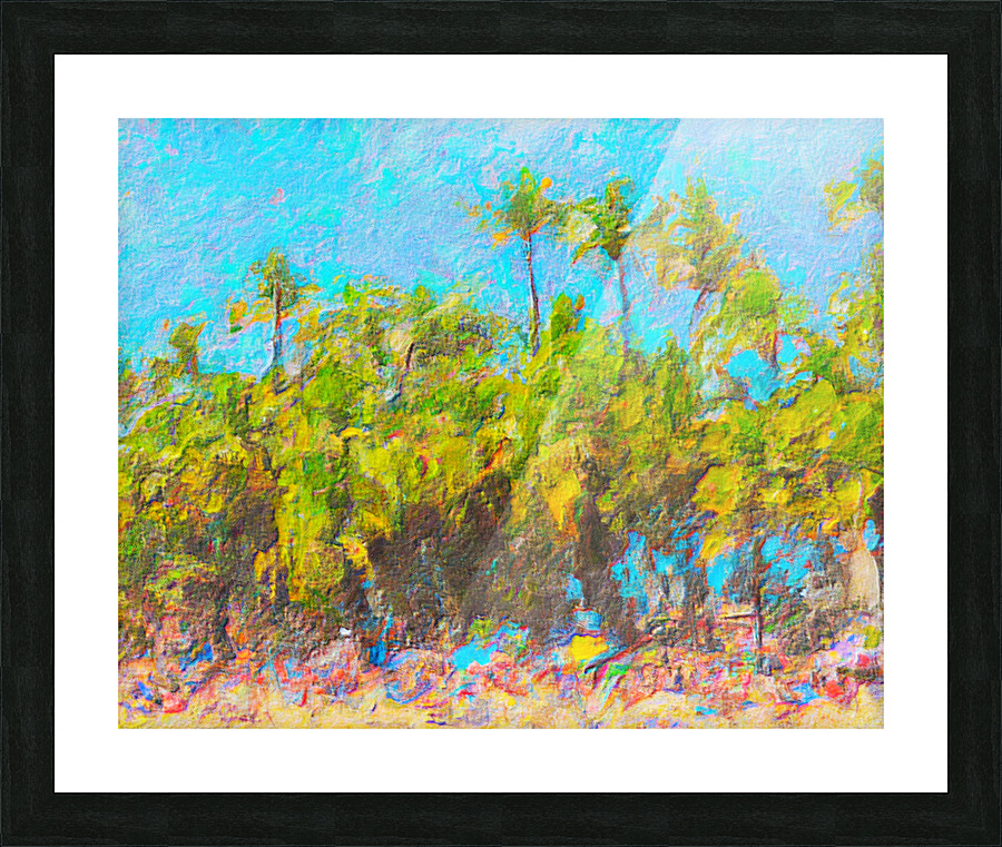Madeira Beach Picture Frame print