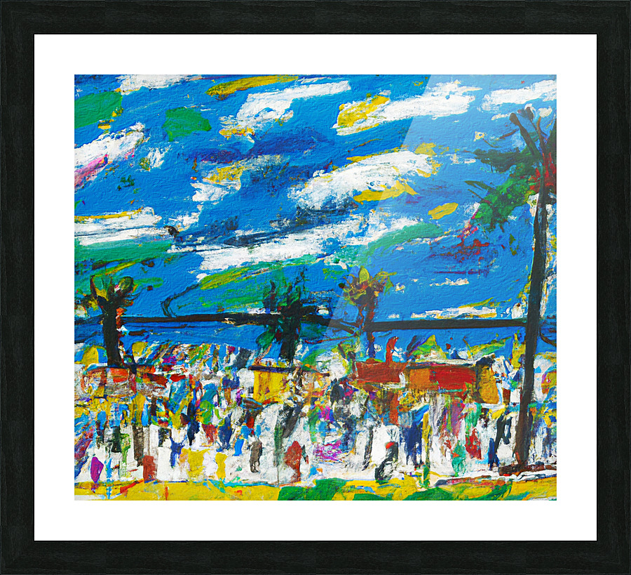Daytona Beach Picture Frame print