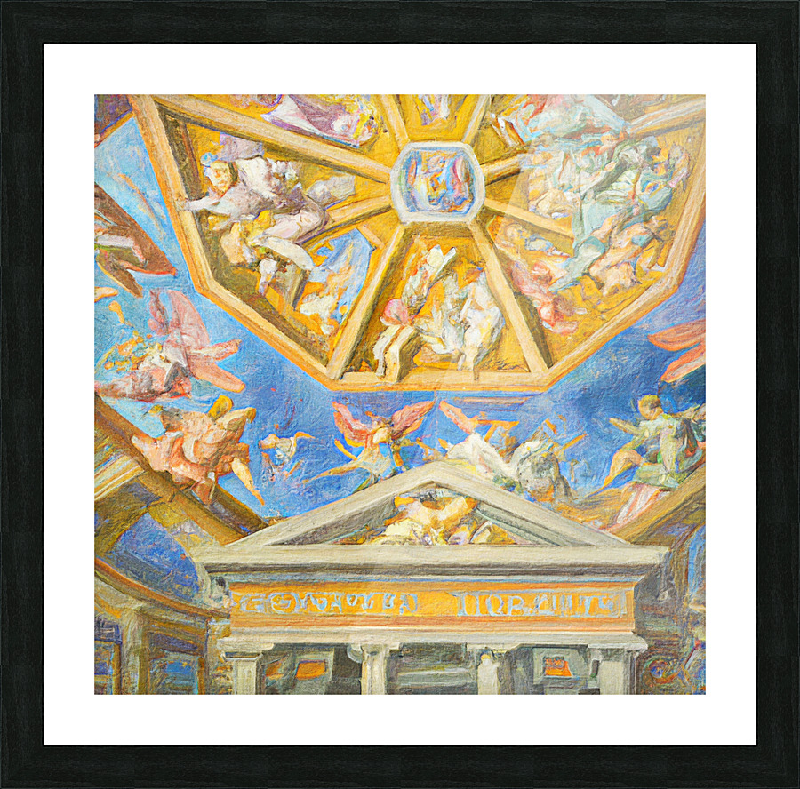The Sistine Chapel Picture Frame print
