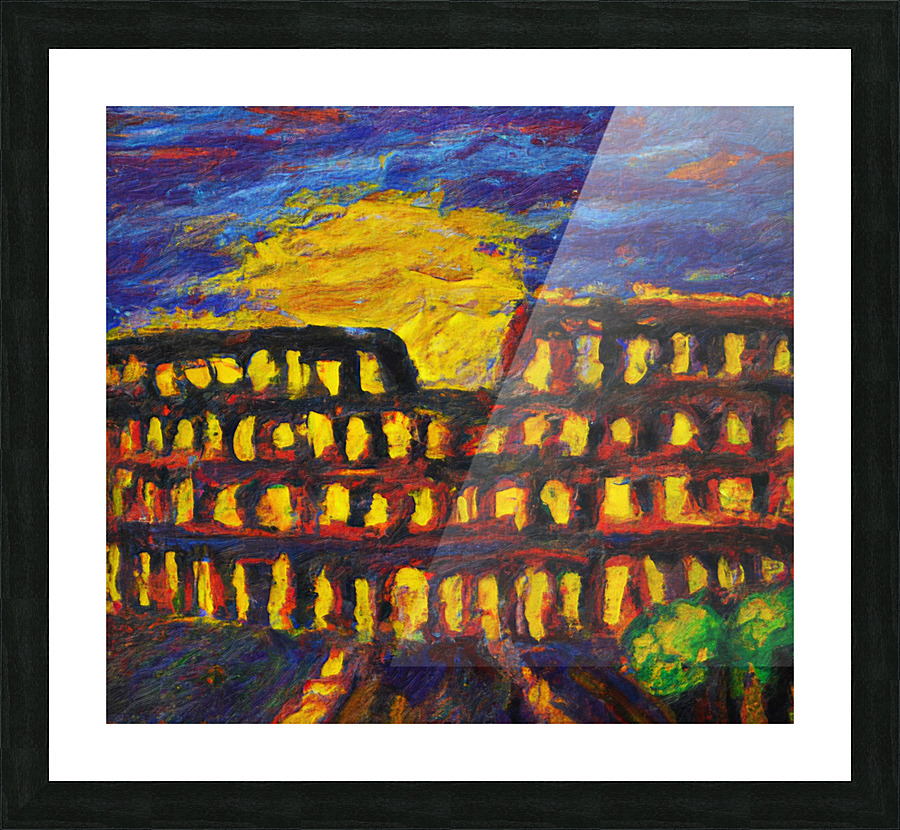The Coliseum II Picture Frame print