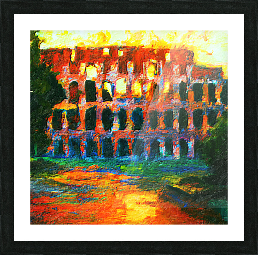 The Coliseum IV Picture Frame print