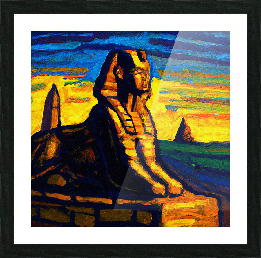 The Sphinx Picture Frame print