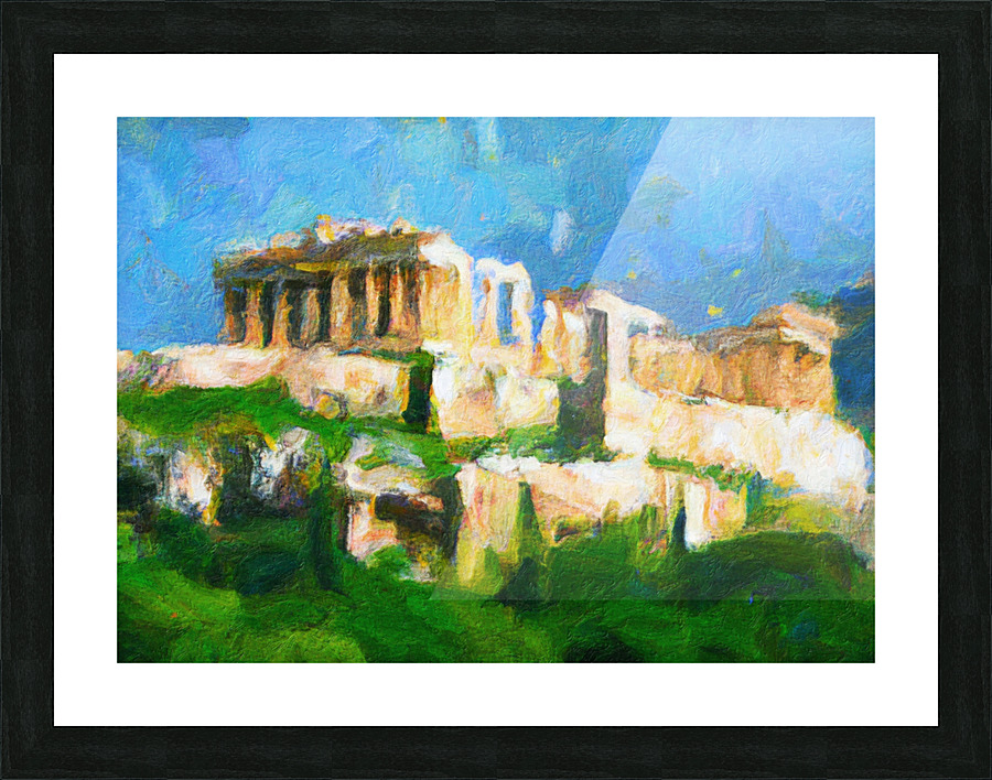 The Acropolis III Picture Frame print
