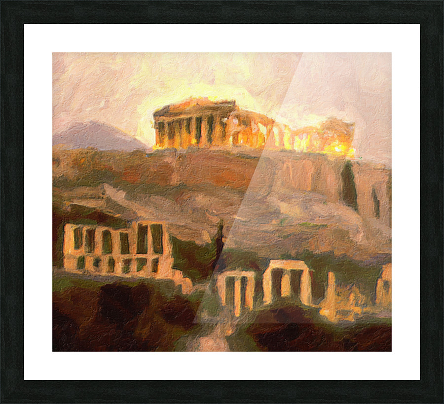 The Acropolis I Picture Frame print