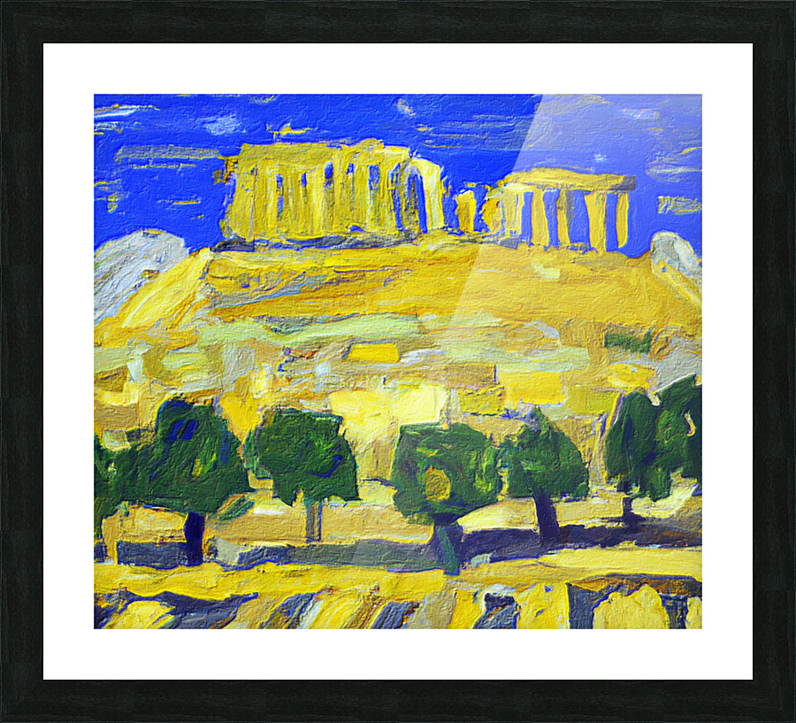 The Acropolis VI Picture Frame print