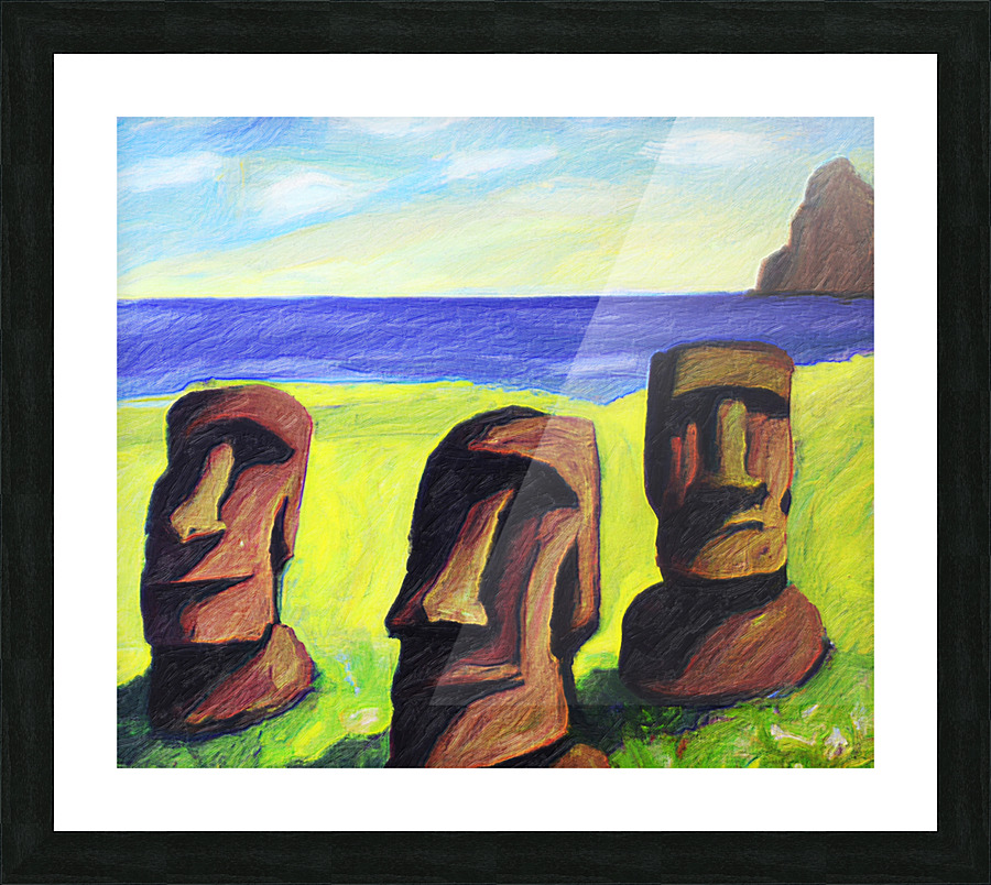 Easter Island Picture Frame print