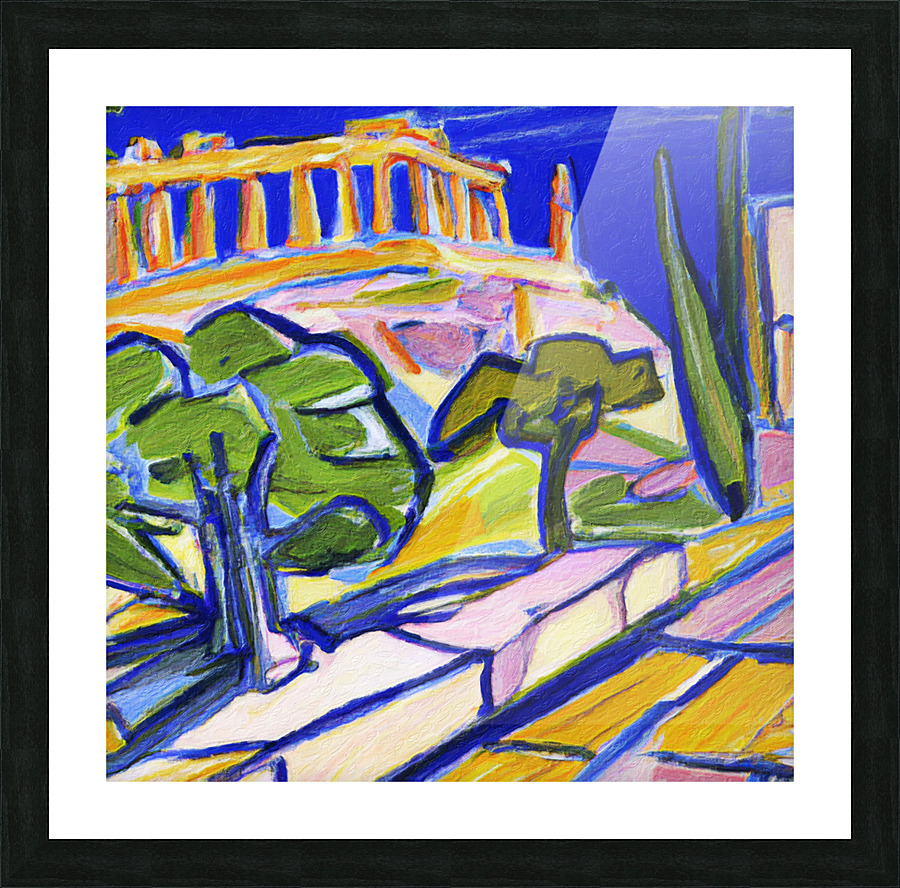 The Acropolis II Picture Frame print