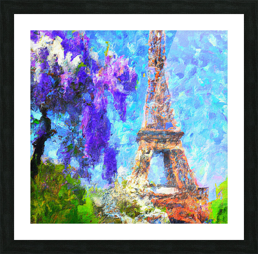The Eiffel Tower III Picture Frame print